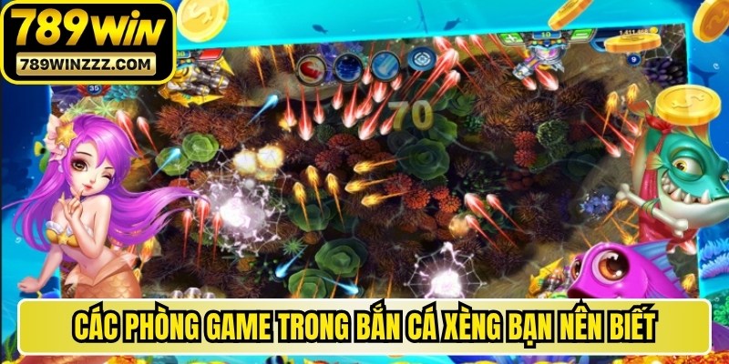 Các phòng game trong bắn cá xèng bạn nên biết 